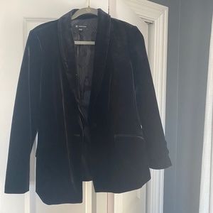 Velvet Blazer, black